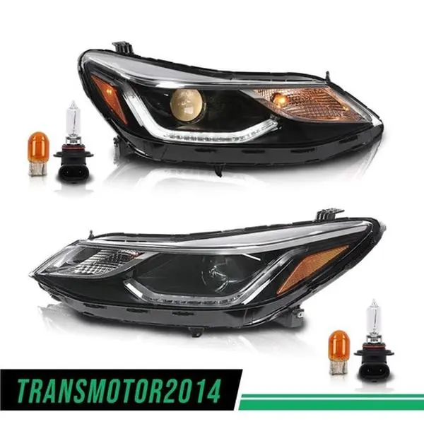 Fit For 2016-2019 Chevy Cruze LED DRL Headlight Assembly Headlamps Left+Right G-PLUS