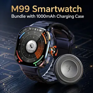 M99 Smartwatch 4G With 2.4inch Amoled Screen 300W Rotating Camera WIFI GPS Position Compass NFC Bluetooth Waterproof Wireless Smartwatch Multifunctional Watch Smart Watch Men Women Smartwatch For Fitness