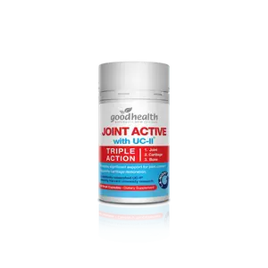 Goodhealth Naturally New Zealand Joint Active Triple Action UC-II 90 Capsules for Joint Support & Cartilage Health with Boron & Vitamin D