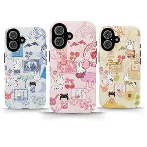 Miffy Phone Case Aesthetic Gift for Her Phone Cover for iPhone 17 16 Pro Max, 15 Plus, 14, 13, 12 11