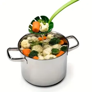 Creative Green Leaf Colander Turtle Back Leaf Spoon Lo Noodle Spoon Spoon Colander Spoon, Noodle Spoon for Pasta Noddle Salad Soups, Harvest Festival Creative Turtle Leaf Spoon, Halloween Supplies, Kitchen Supplies