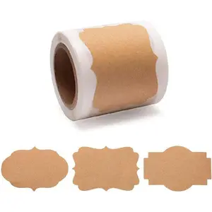 150 count 2" x 3" Present Tags Name Labels Sticker Self-Adhesive Customize Holiday Present Stickers Labels for Jars, Present, Name Tags, Mason Jars Stickers