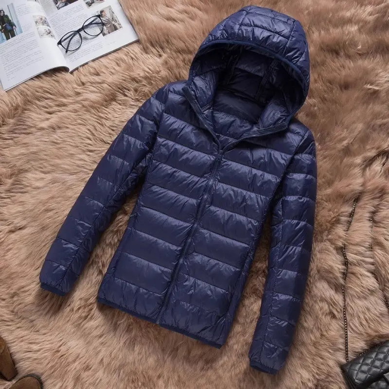 Navy blue hooded ✿❁