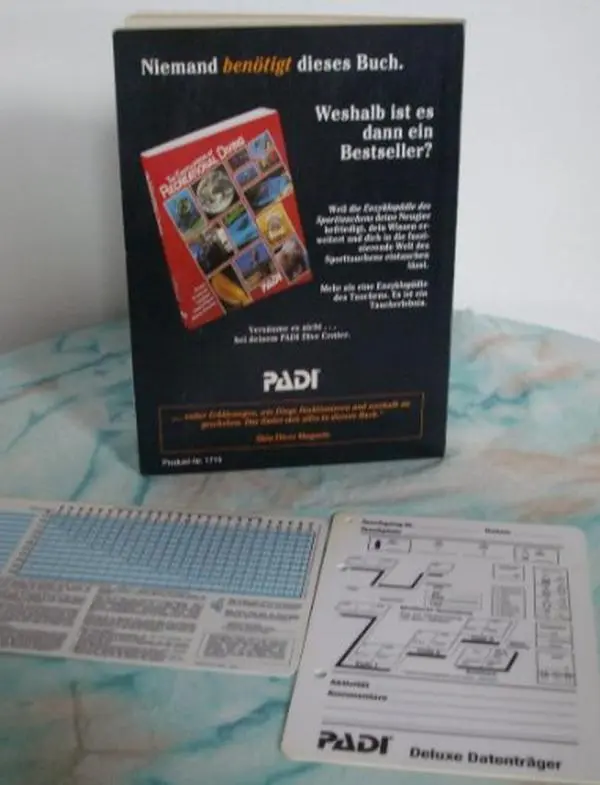 USED Book - PADI Adventures in Diving: Advanced Training for Open Water Divers by Barry Shuster (Paperback) - english