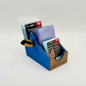 STREAM BASE - Essential Storage for Active Collectors - Holds 200+ Penny Sleeves & 25+ Top Loaders with additional Rear Storage - Compact & Functional Base Station