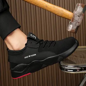 Men's Construction Safety Shoes Anti-Smashing, Anti-Piercing Work Shoes