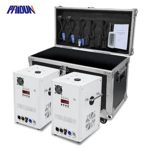 PAIDUN 2PCS 850W Cold Spark Machine White DMX Remote Firework Stage Effect Flight Case Wedding Event DJ Disco Concert