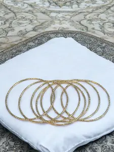 7 Day Semanario Style 14k Gold Electroplated Bracelets