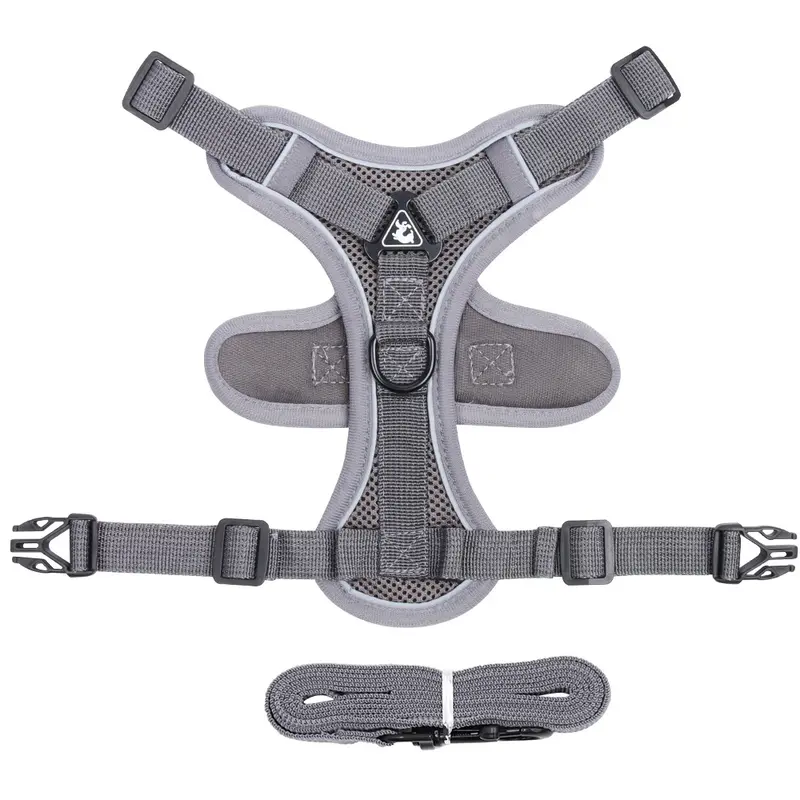 Pet Harness and Leash for Walking Soft Pet Harness Escape Proof, Adjustable Kitten Harness Cat Leash Reflective Strips Jacket, Breathable Cat Vest Harness Set for Kitten Easy to Wear Outdoor Walking