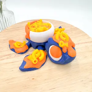 Mac & Cheese Themed Turtle Figurine