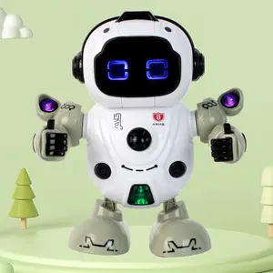 Green Blue Electric Children's Early Education Smart Robot with LED Light, Music, and Dance Interaction – Birthday and Christmas Gift Toy for Boys and Girls toys for toddlers