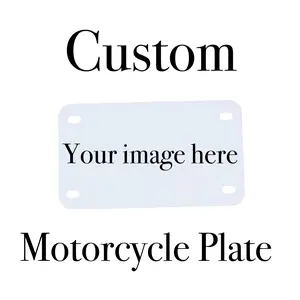 Custom Motorcycle Aluminum Plate