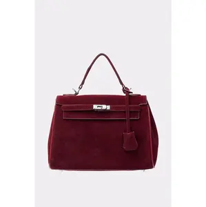 TAKE ME TO DINNER SUEDE BAG