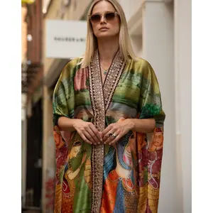 Mumtaz Mughal Kimono Silk Womenswear