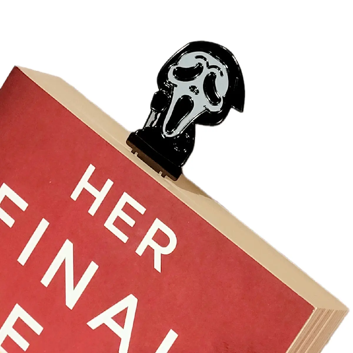 Ghost Face Scream Metal Bookmark