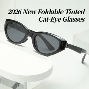 Foldable Colored Decorative Glasses Fit Over Fashion Glasses for Men And Women Clip-On Glasses Perfect Daily Wear Photo Props and Gift for Birthday Valentine's Day Christmas Special Holiday Gifts