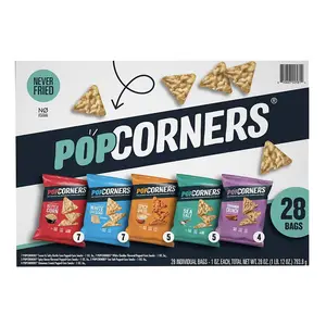 PopCorners Popped Corn Snacks Variety Pack, 1 oz, 28 Count