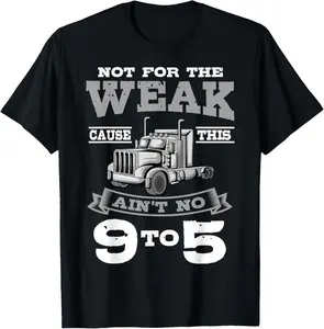 100% Cotton Truck Driver Trucker Truckie Driving Teamster Vehicle LGV T-Shirt