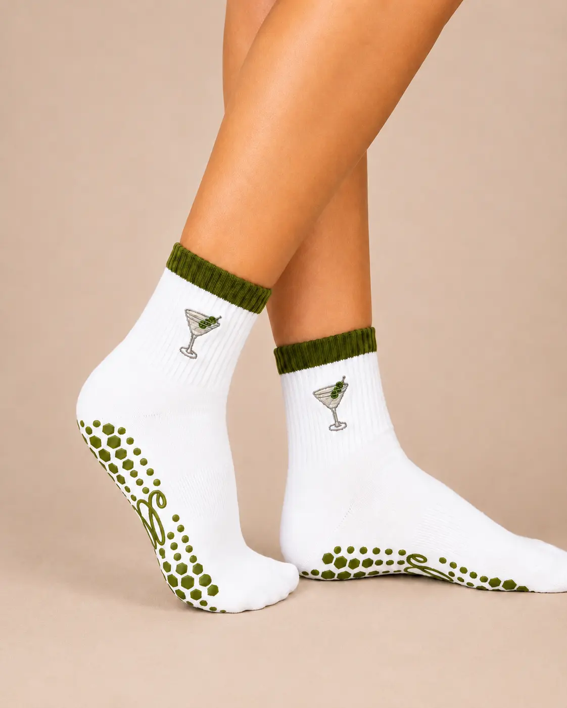 Elles Dirty Martini Grip Sock