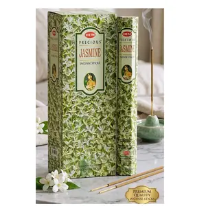 Incense Jasmine, Hight Quality Handcrafted in India - 1 Tube