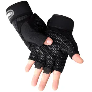 Workout Gloves, Gym Gloves for Men, Wrist Wraps Lifting Wrist Wraps Gloves for Working Out, Hand Out Gloves Fitness Gloves Full Palm Protection, Gym Accessories