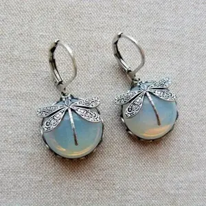 🌙   " ✨ Cyber-Vintage Dragonfly Earrings ✨ |   Moonlit Alchemy Jewelry 2025 ⚡️   St. Patrick's Celestial Charm |   Hypoallergenic Titanium Unisex Ear Cuff for Him/Her 🔮   Shape-Shifting Day-to-Night Drop 💫 # CyberVintage TikTok's Obsession!