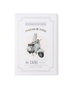 Makabi & Sons - Capri - Lemon Poppy Shortbread Butter Cookies