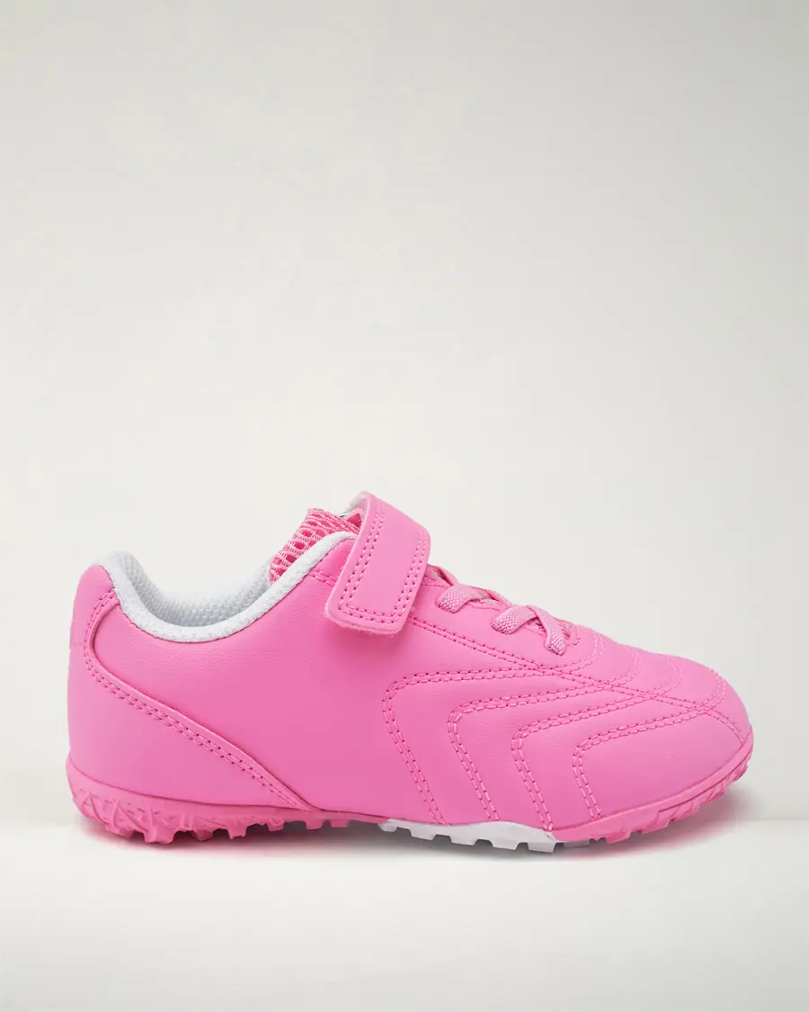 Unisex Kids' Soccer Cleats - Universal, Synthetic, Non-Slip Rubber Studs, Padded Interior, Extra Cushioning, Double-Stitching, Reinforced Heels, Turf-Friendly Traction for Indoor Turf Practice (Little Kid)