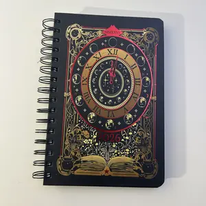 2026 Spiral Dated Weekly Planner, 22x18cm Gothic Witchy Tarot Card-Inspired Design, with Stickers & Bookmarks, A5 Portable Creative Organiser, January-December 2026 Agenda for Bible Study (Office Stationery Supplies)