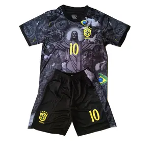 Soccer Jersey Outfits Sporting Clothes Breathable Polyester Youths Football Uniforms For Boys & Kids