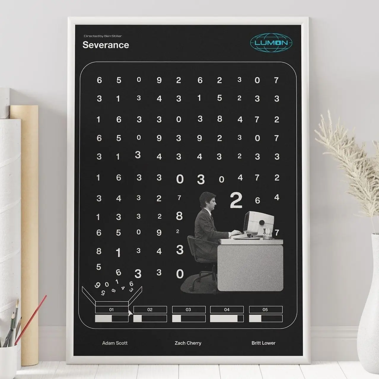 Severance TV Series Poster: Minimalist Wall Art Print
