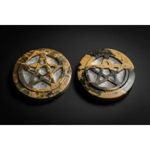 Soapstone Pentacle Altar Tile