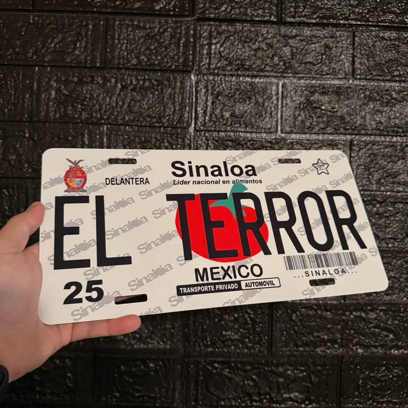 Sinaloa Personalized License Plate
