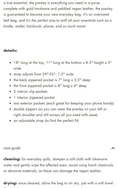 Presley Oversized Sling Bag