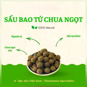 Hanoi Fruit With Salt Chilli 1.1lb - Sấu Giòn Muối Ớt 500g/túi