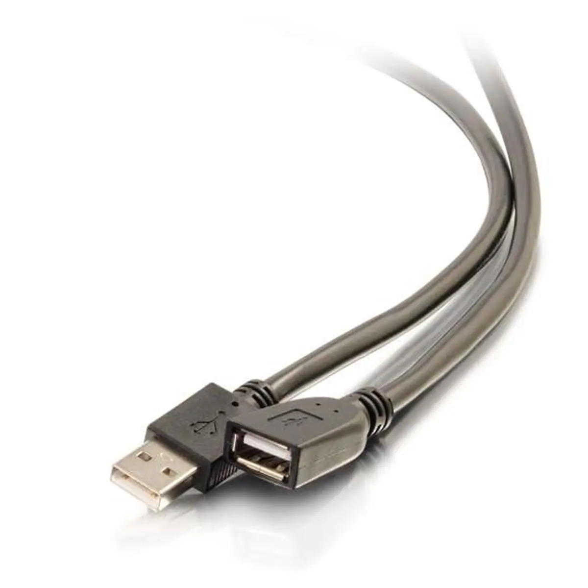C2G 39936 75 ft. USB 2.0 A-Male to Female Plenum Active Extension Cable for US Phones & Electronics Audio-Video Accessories
