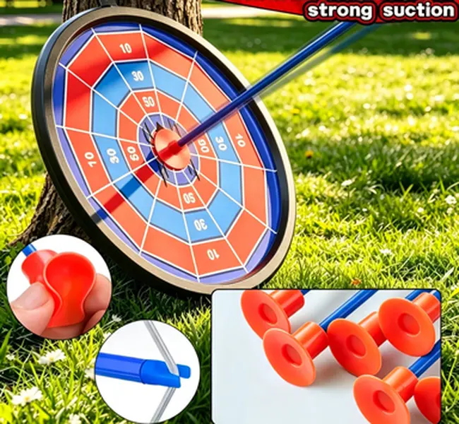 Kids Bow & Arrow Toy Set, LED Light Up Archery Play Set with Suction Cup Arrows, Target & Quiver, Indoor Outdoor Sports Gift for Boys Girls