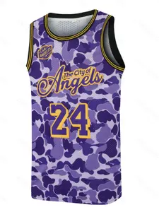 Fashion Basketball Jersey with Embroidered Numbers, Stylish Sports Wear, Perfect for Players, Durable and Comfortable Design, Sports Clothes