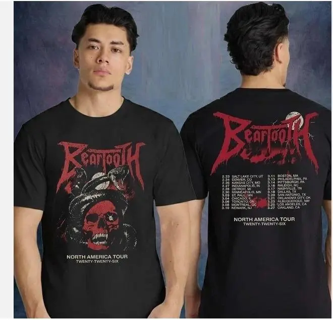Beartooth Venomous Shadows Tour 2026 Unisex T-Shirt