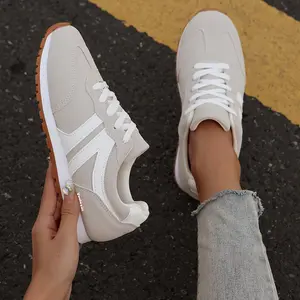 Women's Fashion Sneakers Retro Classic Trainers Casual Lace-up Stylish Tennis Running Walking Shoes