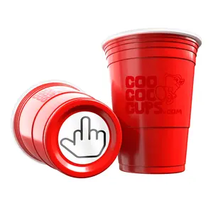 CooCoo Cups® 16oz Middle Finger Party Cups - 50 Count