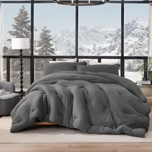 Look At This Thicky - Coma Inducer Oversized Comforter Set - Standard Thicky - Beluga Baby Gray