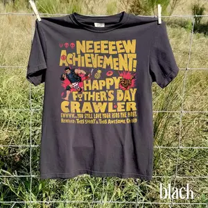 Dungeon Crawler Carl Fathers Day Comfort Colors Shirt, Dad Achievement Tee, DCC Fan Shirts, Funny LitRPG Dad Gift