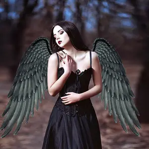 Angel Wings Costume Props - Lightweight, Detachable, Adjustable, and Reusable Holiday Accessories for Men and Women - Perfect for Halloween Party, Cosplay, and Themed Events Lady Minimalist