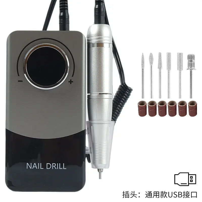 V9 metal gray USB socket