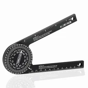 【Buy one get one 】Miter Saw Protractor | 7-Inch Aluminum Protractor Angle Finder Featuring Precision Laser-Inside & Outside Miter Angle Finder for Carpenters, Plumbers and All Building Trades