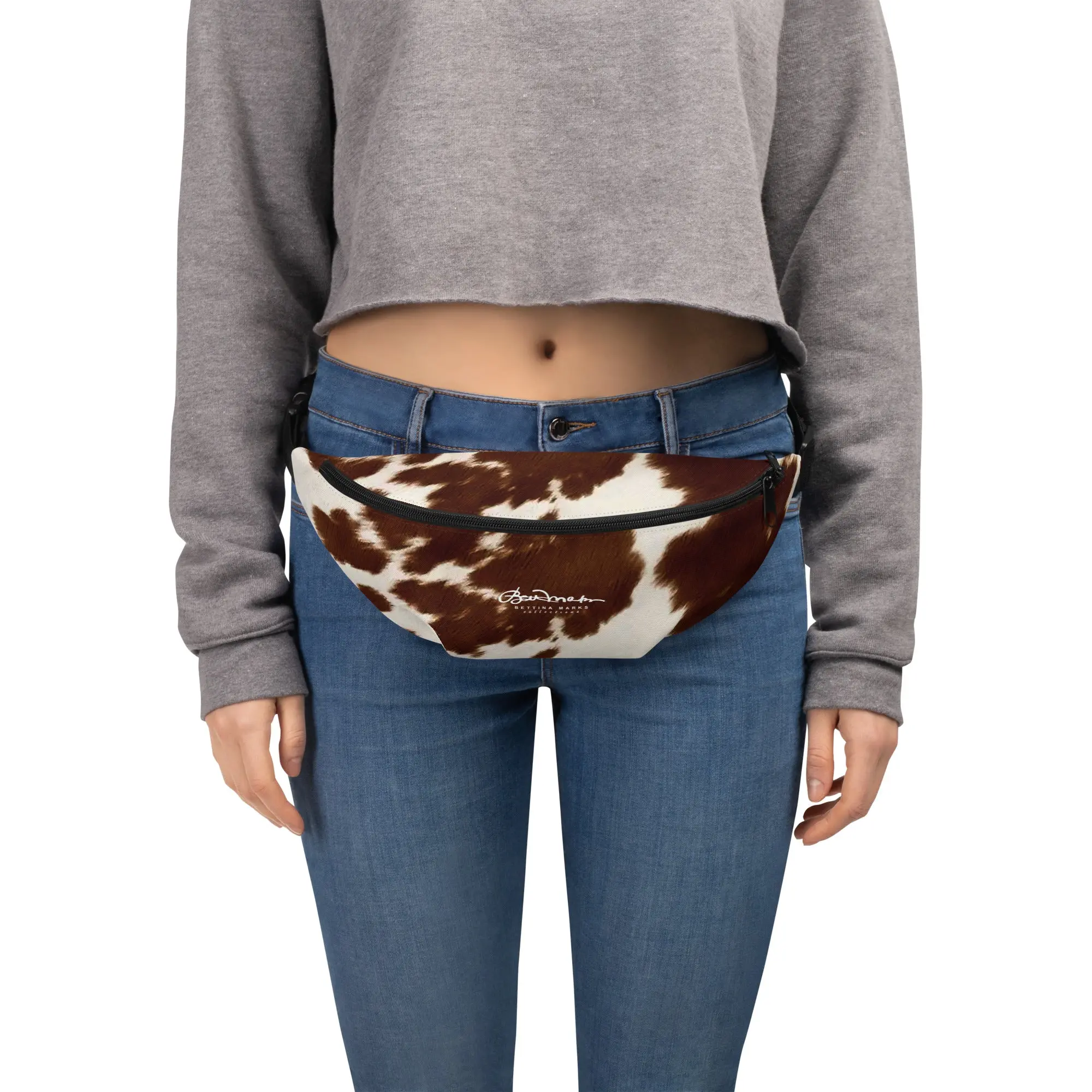 Brown Pony Skin Fanny Pack