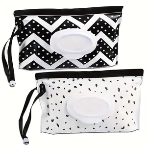 2-Pack Wet Wipe Holder, Portable Reusable Wet Wipes Dispenser & Storage Box – Perfect Gift for Christmas, Halloween, and Thanksgiving