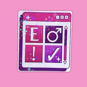 AO3 Archive Warnings Vinyl Sticker: Fandom Fanfic Laptop Sticker