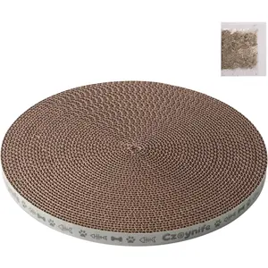Household daily necessities Round Cat Scratcher Pad 10 Inch Diameter - 3/5 Inch Thick Cardboard Refill, Universal for Round Scratching Posts, Standalone for Indoor Cats (1 PCS)